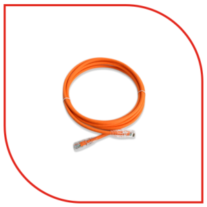 ProLink CAT6A UNSHIELDED PATCH CORD W/ T568B WIRING, 1M, LSZH Orange